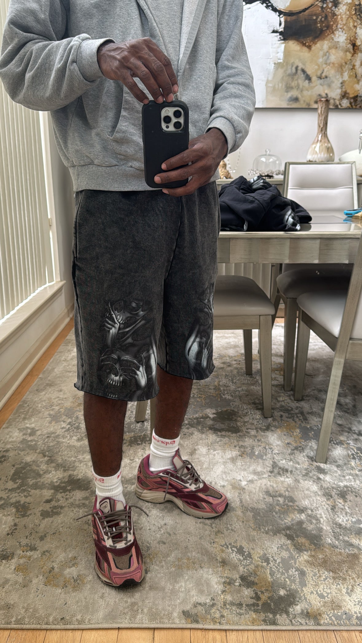 Black omertà Shorts