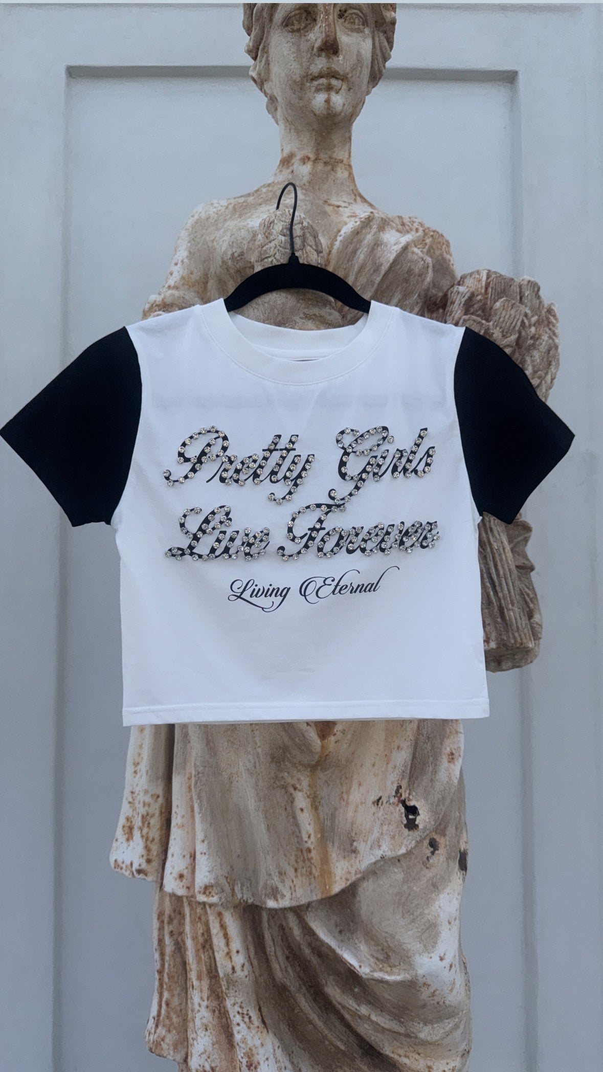 Black PGLF Crop Top